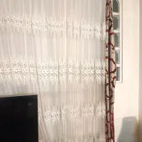 پرده گل برجسته