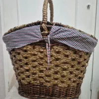 سبد مسافرتی حصیری