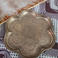 سینی برنج و ظرف ورشو قدیمی|کلکسیون اشیاء عتیقه|شیراز, شهرک سراج‎|دیوار