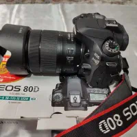 دوربین کانن 80d با لنز 18-135 همراه با پایه|دوربین عکاسی و فیلمبرداری|ارومیه, |دیوار