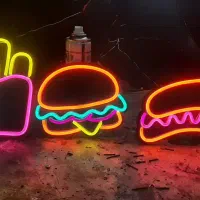 تابلوفسدفودساندویچ کافه
