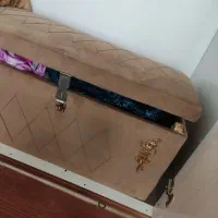 صندوق بزرگ چوبی لمسه دوزی