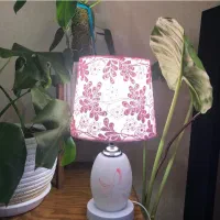 آباژور گل برجسته با پایه شیشه ای