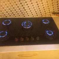 اجاق گاز ۵ شعله و باربیکیو|اجاق گاز و لوازم برقی پخت‌وپز|کرج, کوی زنبق|دیوار