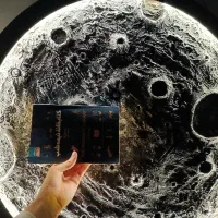 تابلو ماه نورانی|تابلو، نقاشی، عکس|چناران, |دیوار