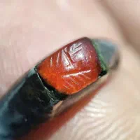 انگشتر عقیق یمنی نشان ساسانی