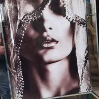 قاب عکس با دو ایینه|صنایع دستی و سایر لوازم تزئینی|قم, تکیه آقا سید حسنی|دیوار