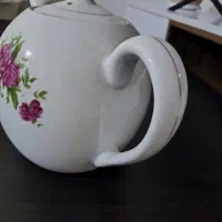 قوری عتیقه گلسرخی|کلکسیون اشیاء عتیقه|اسلامشهر, شهرک مفیدی|دیوار