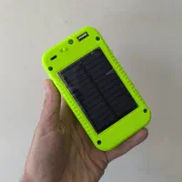 پاوربانک خورشیدی موبایل.مدل چراغدار و چراغ خورشیدی