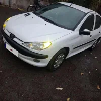 پژو۲۰۶ sd v8سفید رنگ تیپ ۵