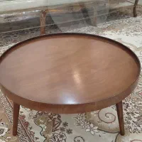 میز جلو مبلی چوب راش|مبلمان خانگی و میز عسلی|بوئین زهرا, |دیوار