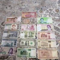 اسکناس های کلکسیونی قدیمی ایرانی و خارجی