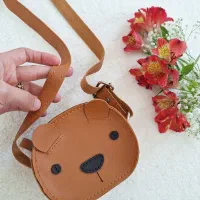 کیف چرم  باکیفیت تدی کودک به ابعاد ۵×۱۰×۱۲|کیف، کفش، کمربند|مشهد, سرافرازان|دیوار
