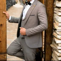 کت و شلوار و کفش دامادی|لباس|صحنه, |دیوار