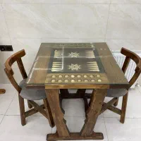 میز و صندلی میز بازی تخته نرد و شطرنج