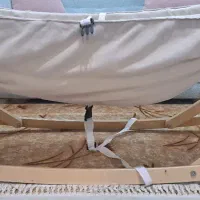 گهواره پایه چوبی|کالسکه و لوازم جانبی|خمینی‌شهر, |دیوار