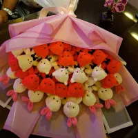 دسته گل بوکت خرسی