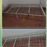 تخت خواب فلزی کار کرده
