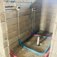 لوله کشی گاز و لوله کشی اب و فاضلاب و برق کشی