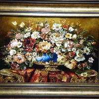 تابلو فرش گل اعلا