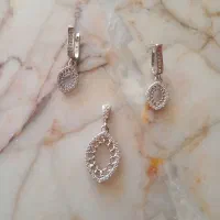 نیم ست نقره|جواهرات|قوچان, |دیوار