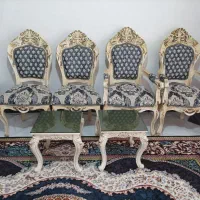 مبل استیل 9نفره چوب راش اصل|مبلمان خانگی و میز عسلی|ماهدشت, |دیوار