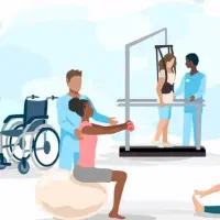 توان بخشی و کار درمانی و اب درمانی