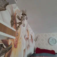 چراغ شب برنز در حد نو|چراغ خواب و آباژور|تبریز, |دیوار