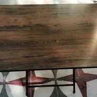 میز تاشو ام دی اف پایه فلزی