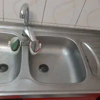 سینک و شیر ظرفشویی در حد نو
