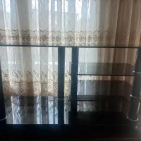 میزتلوزیون مشکی شیشه ایی