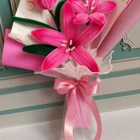 سفارش گلهای روبانی و پیپ پاکنی با کیفیت|گل مصنوعی|سبزوار, بیهق شرقی|دیوار