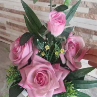 گلدان وگل مصنوعی|گل مصنوعی|اسلامشهر, شهرک واوان|دیوار