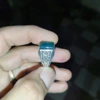 فروش انگشتر یشم نقره دستساز کلکسیونی