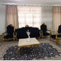 مبل کلاسیک هفت نفره چوب راش مدل گویا