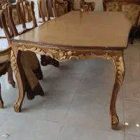 میز نهارخوری ۱۰ نفره کلاسیک|میز و صندلی غذاخوری|شیراز, معالیآباد|دیوار