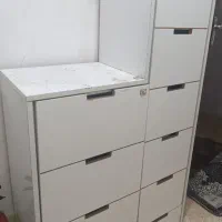 آیینه و کنسول جنس تماماً های گلاس|بوفه، ویترین، کنسول|رشت, نخودچر|دیوار