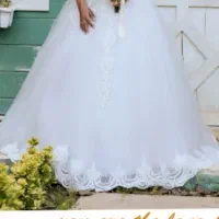 لباس عروس پایین گیپور فقط۱۵۰۰|لباس|فریدونکنار, |دیوار