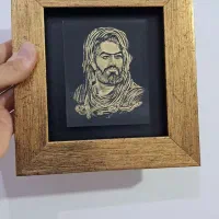 قاب تمثال امام حسین (ع)|تابلو، نقاشی، عکس|قم, آذر (نکویی)|دیوار