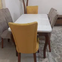 میز غذا خوری ۶نفره|میز و صندلی غذاخوری|رشت, جانبازان|دیوار