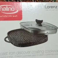 تابه ماهی تابه گریل نالینو چدن دوطرفه 28آکبند
