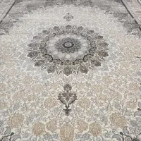 فرش کرم طرح سیمرغ