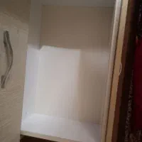 کمد ام دی اف لباس با باکس  دوتیکه درحدنو|جاکفشی، کمد، دراور|رباط‌کریم, مسکن مهر آبشناسان|دیوار