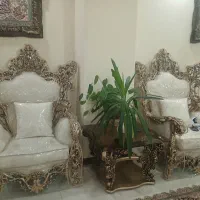 مبل استیل سلطنتی و میز ناهارخوری فوری