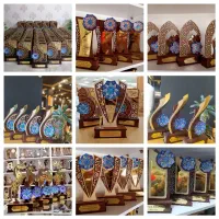 تندیس میناکاری دانش آموز ومعلم