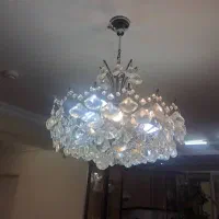 ۲ عدد لوستر با کریستال چک۲ عدد لوستر|لوستر و چراغ آویز|تبریز, |دیوار