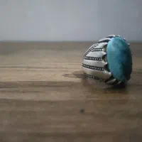 انگشتر فیروزه کاره دست