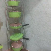 استند شش طبقه استیل اصل کاملا نو وسالم