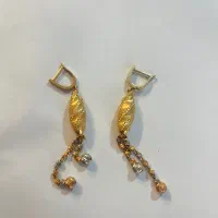 گوشواره و گردنبند طلا نو نیم ست