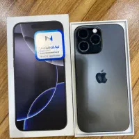 آیفون ۱۶ پرومکس مشکی با گارانتی شرکتی